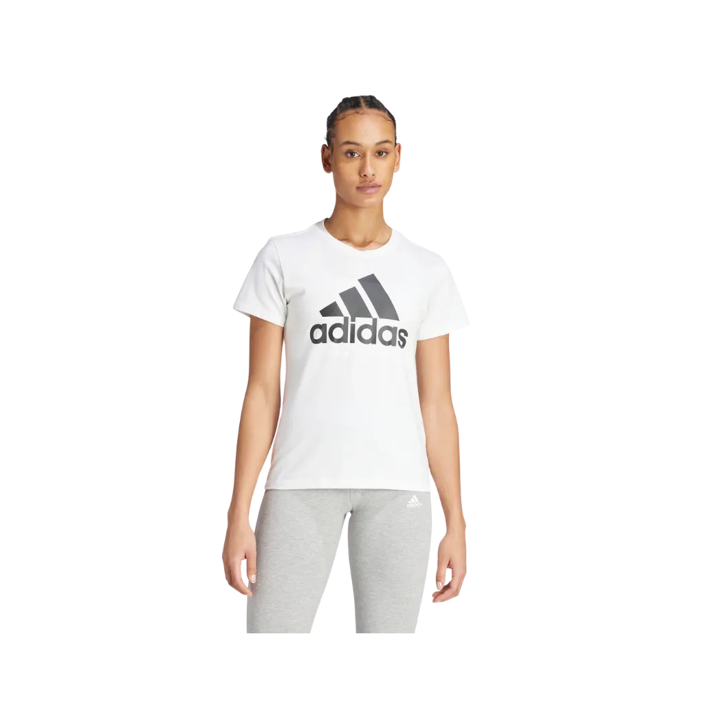 Camiseta Adidas Essentials - Algodón Premium (Blanco, XS)