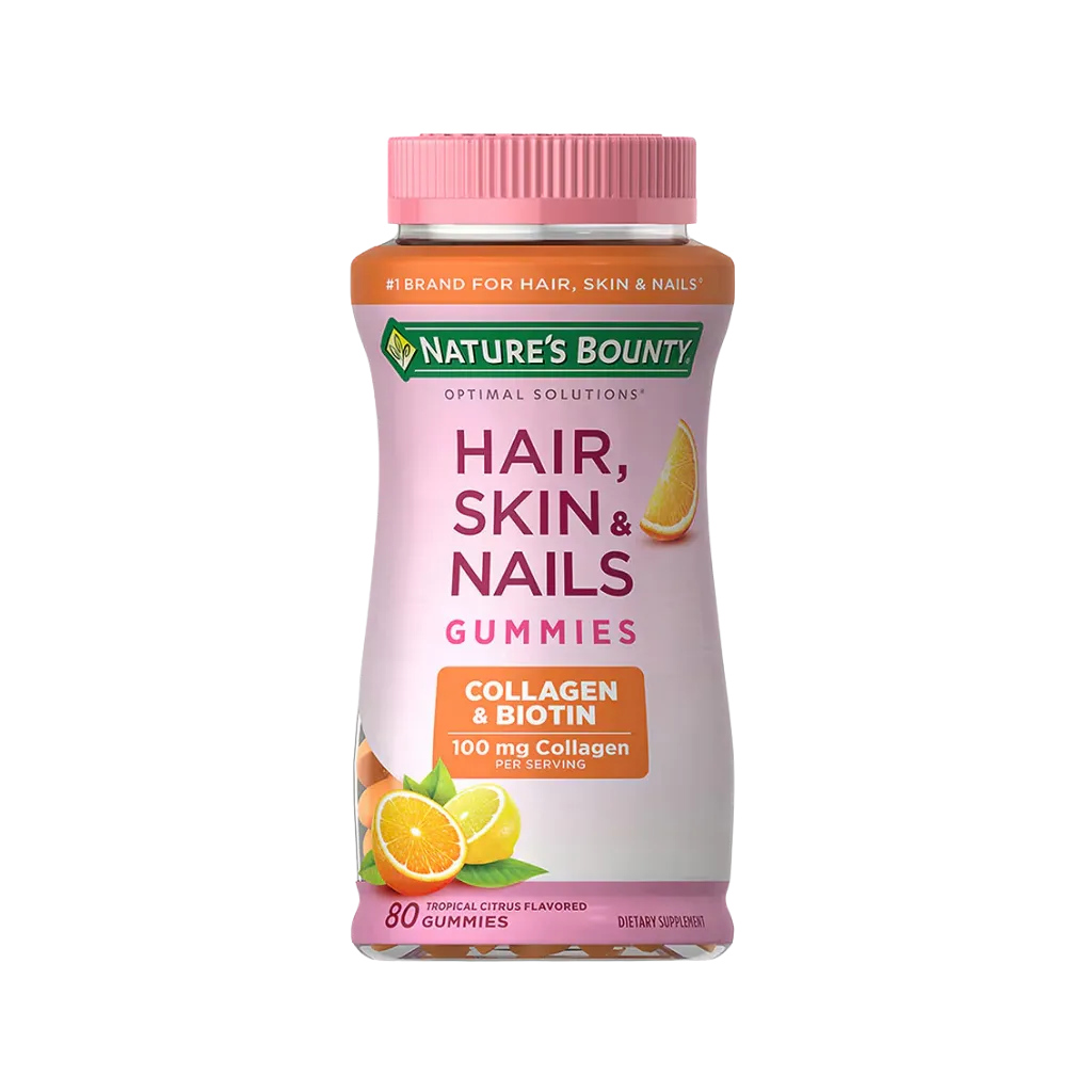 Gomitas Nature's Bounty Cabello, Piel y Uñas - Colágeno y Biotina
