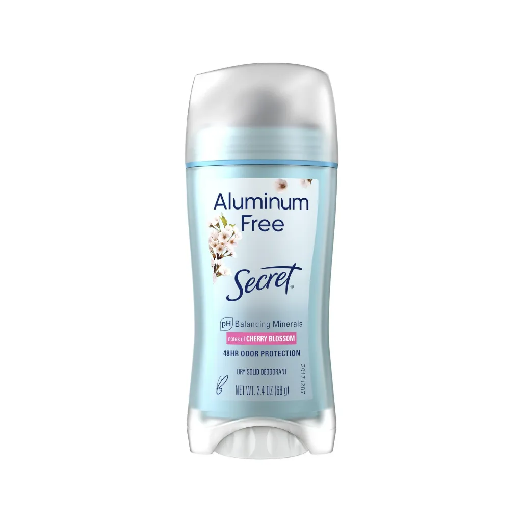 Desodorante Secret Sin Aluminio - Protección de 48 Horas con Minerales
