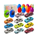 Huevos de Pascua Sorpresa con Carros de Metal
