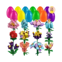 Huevos de Pascua Sorpresa con Bloques de Construcción - Flores