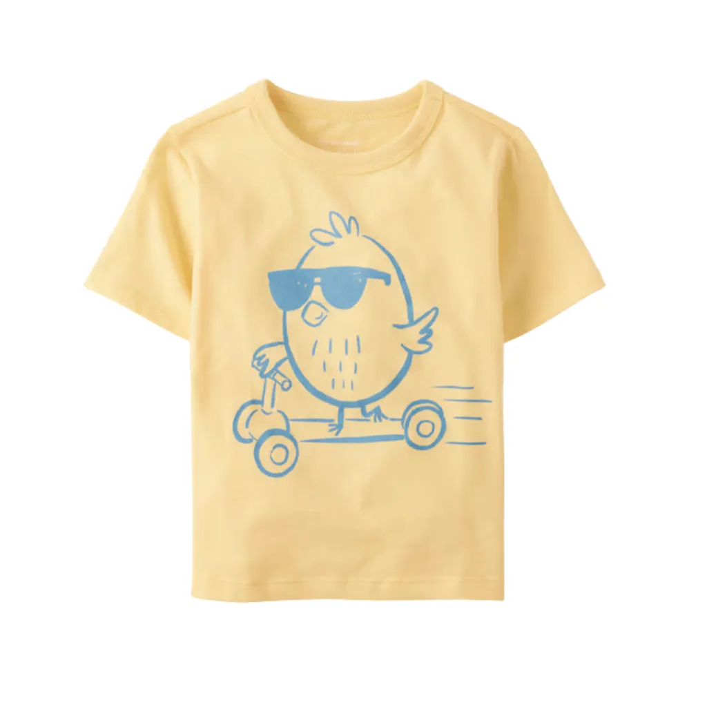 Camiseta Gráfica Niños (12M - 5T) The Children's Place - Easter (Amarillo / Pollito, 2T)